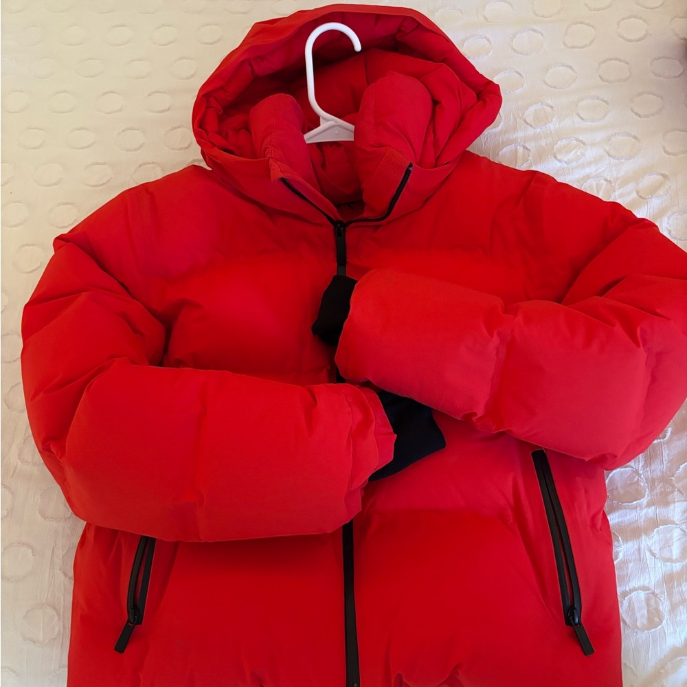 Aritzia Red Super Puff Jacket - Picture 2 of 4